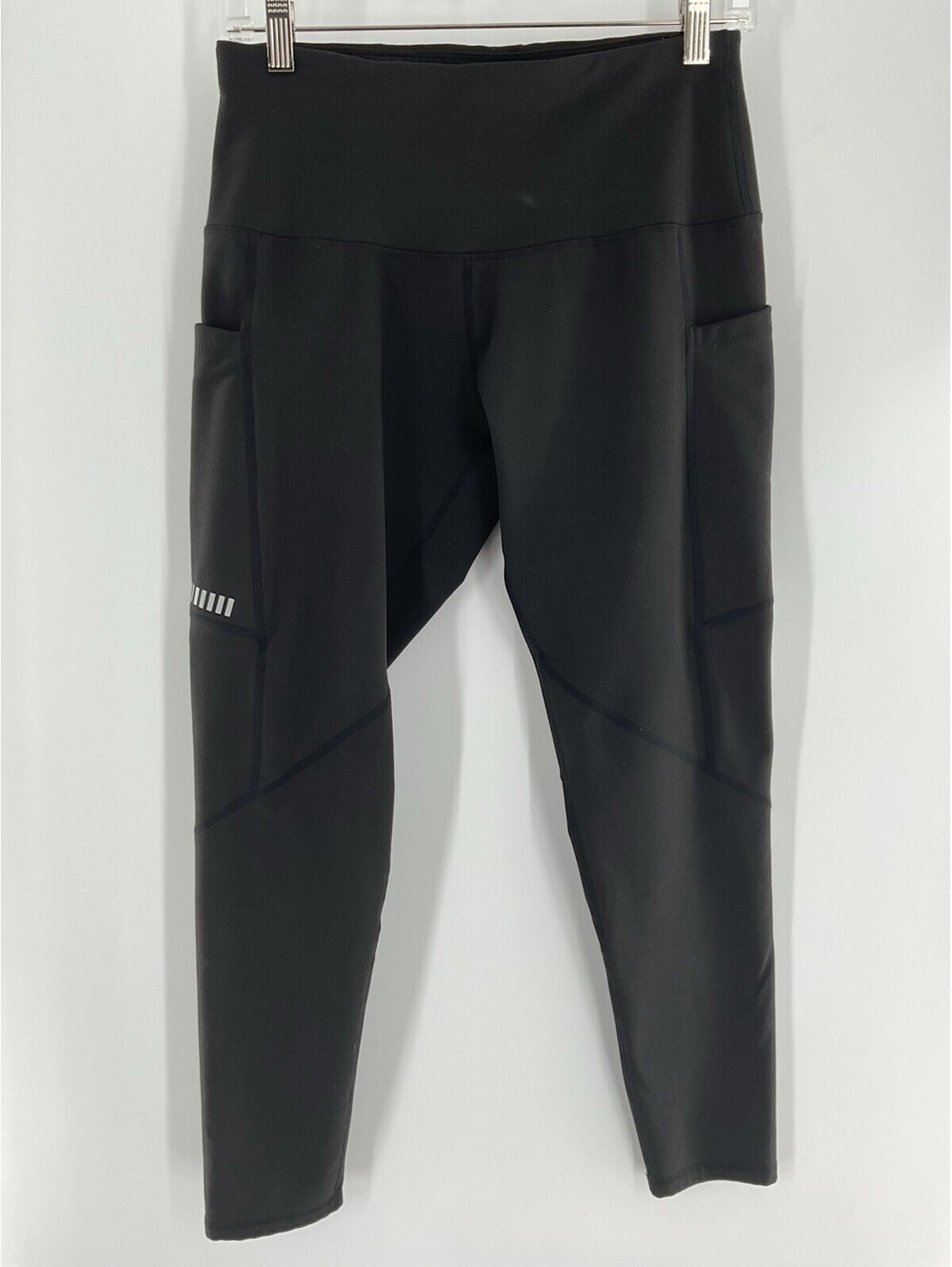Sweetaluna Women’s Size Medium Black Athletic Pants Polyester Spandex Black 059